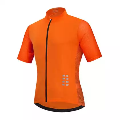 WOSAWE BL247-O pánský cyklistický dres s krátkým rukávem, oranžový