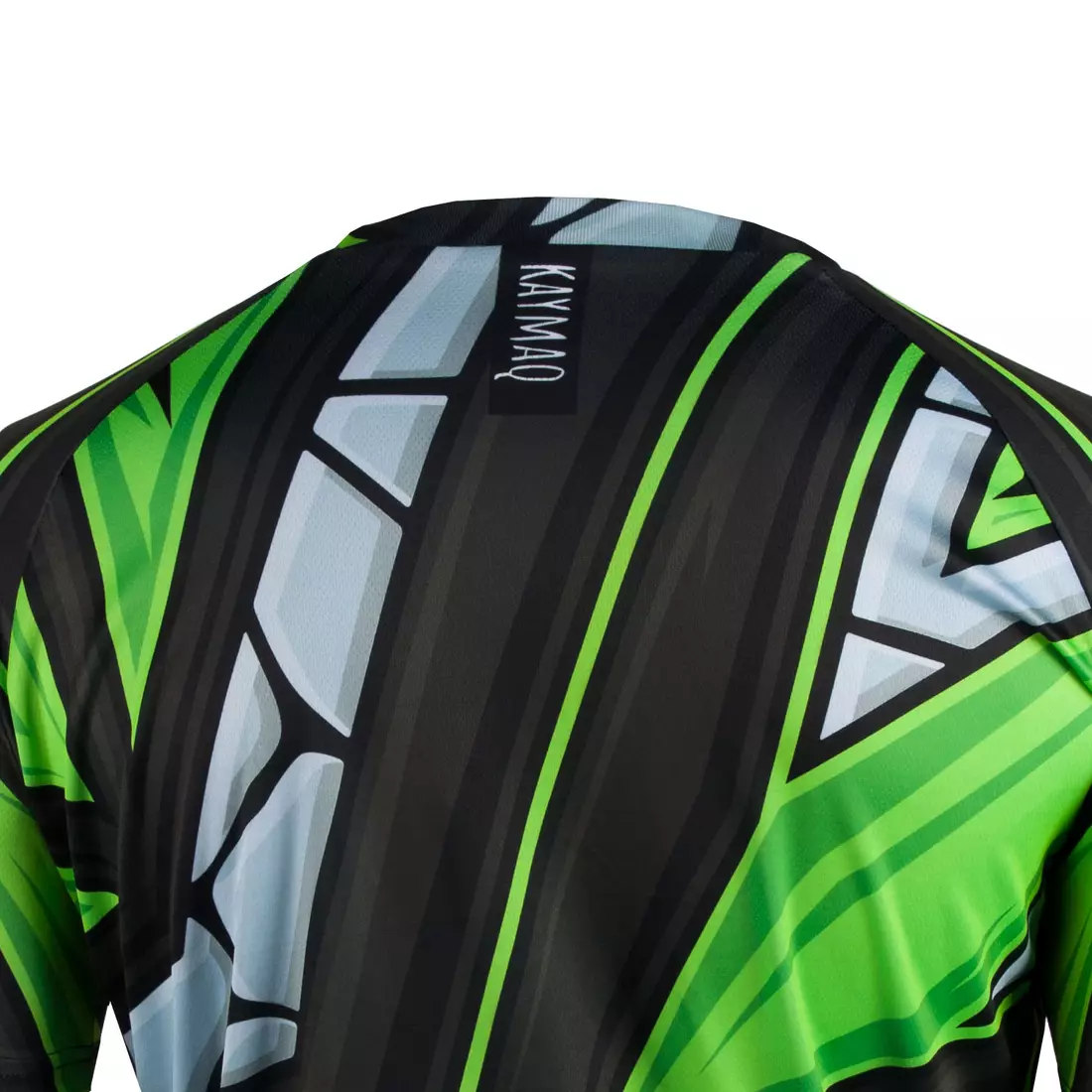 KAYMAQ DESIGN M42 pánský volný MTB cyklistický dres, fluorově zelená