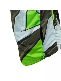 KAYMAQ DESIGN M43 Volné MTB Cyklistické Tričko pro Muže fluor zelená