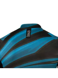 KAYMAQ DESIGN M48 pánský cyklistický dres, krátký rukáv, modrý