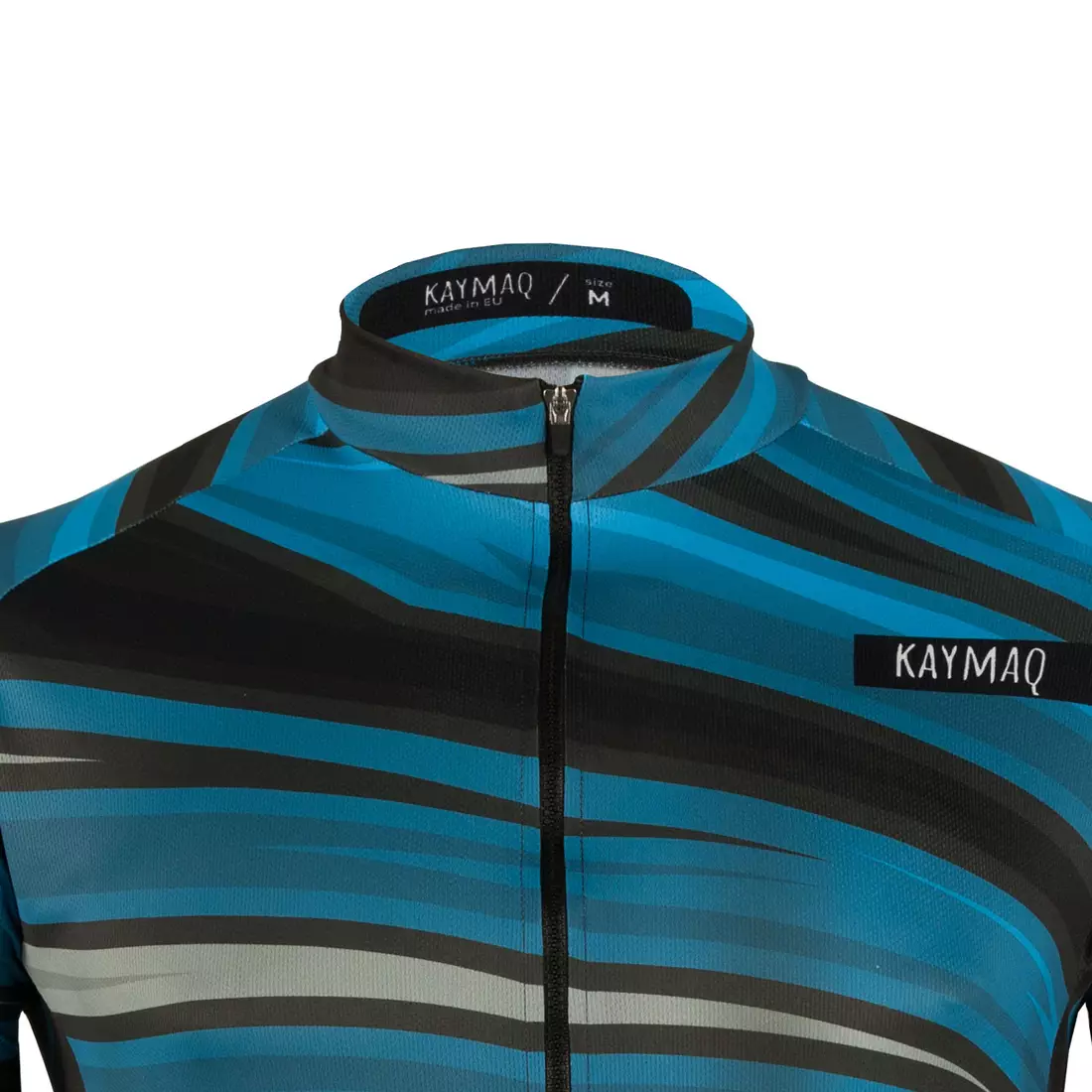 KAYMAQ DESIGN M48 pánský cyklistický dres, krátký rukáv, modrý