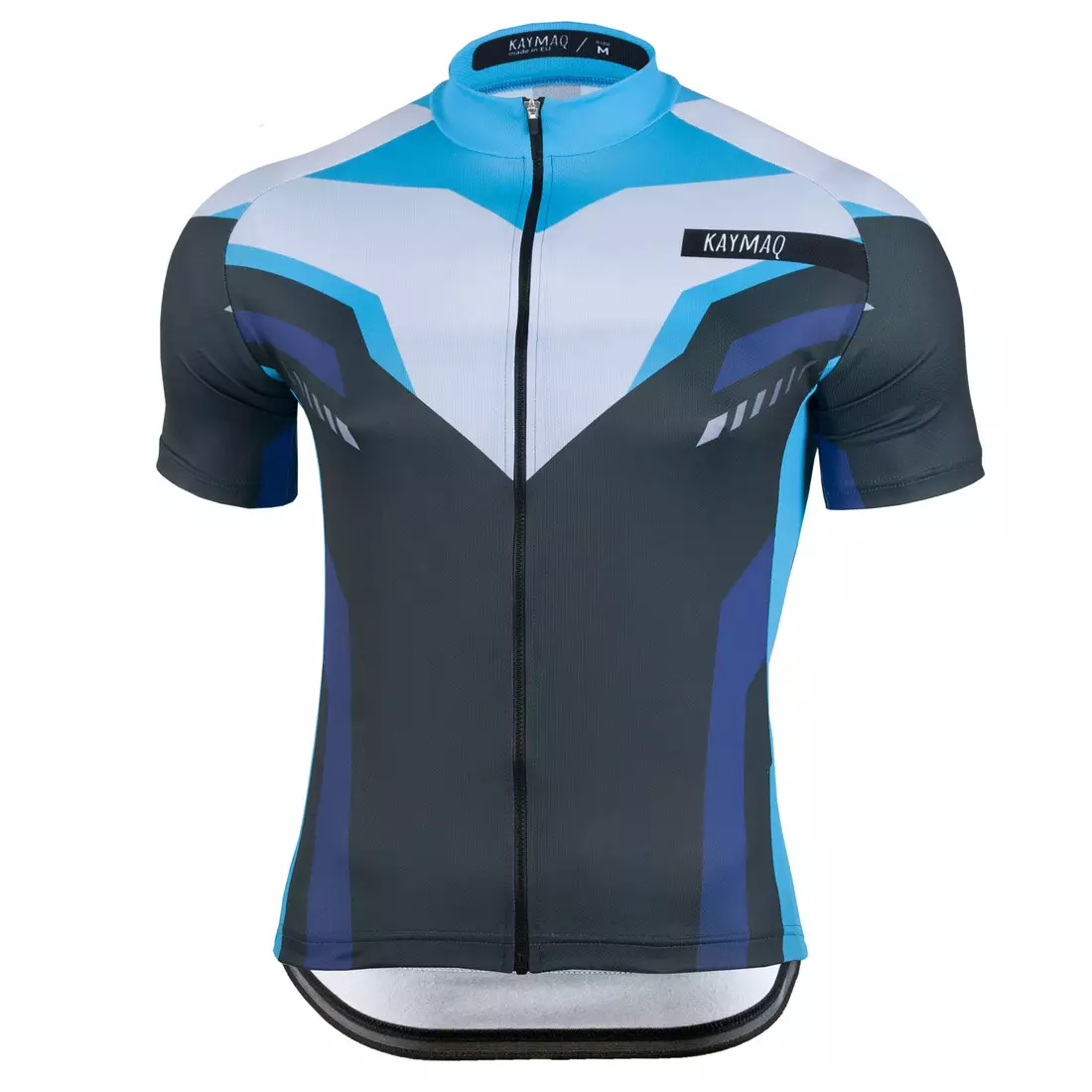 KAYMAQ DESIGN M61 pánský cyklistický dres, krátký rukáv, modrý