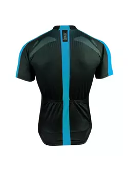 KAYMAQ DESIGN M63 pánský cyklistický dres, krátký rukáv, modrý