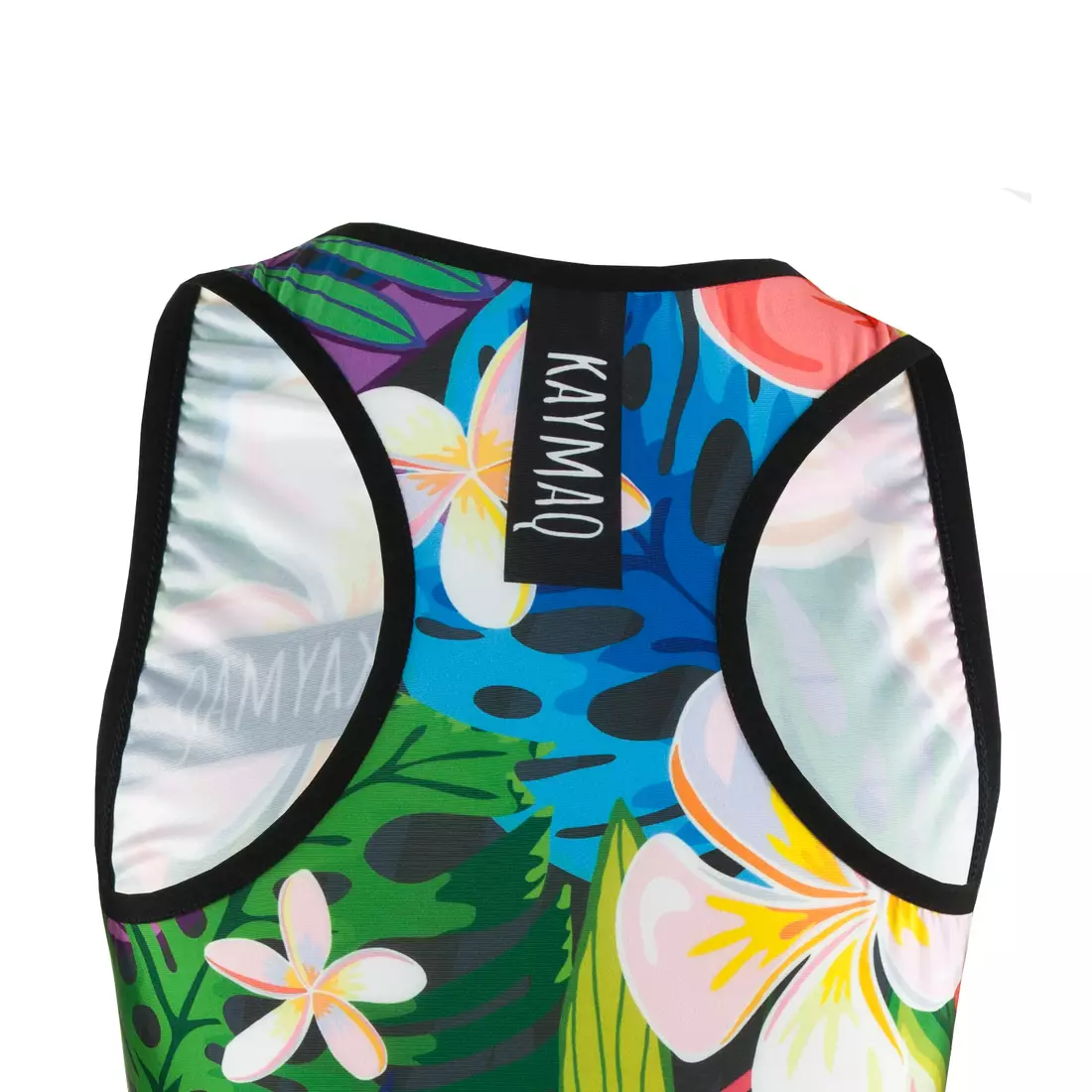 KAYMAQ DESIGN W15 dámský cyklistický dres bez rukávů