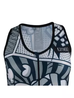 KAYMAQ DESIGN W24 dámský cyklistický dres bez rukávů