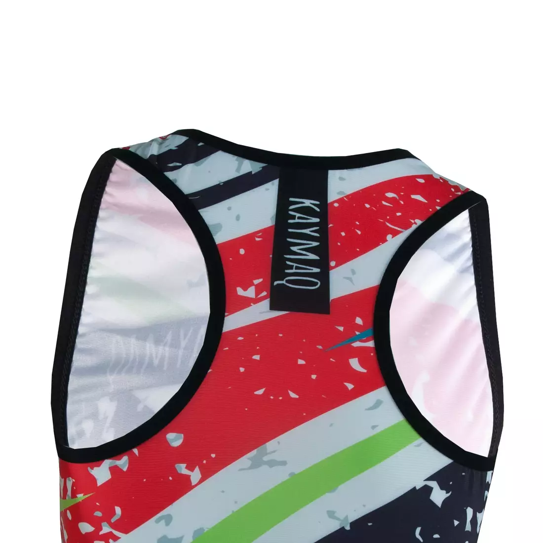 KAYMAQ DESIGN W25 dámský cyklistický dres bez rukávů 01.218, růžový