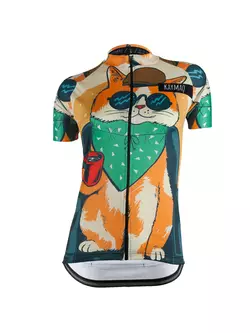 KAYMAQ DESIGN W34 dámský cyklistický dres s krátkým rukávem