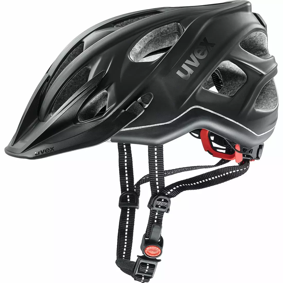UVEX cyklistická helma City light anthracite mat