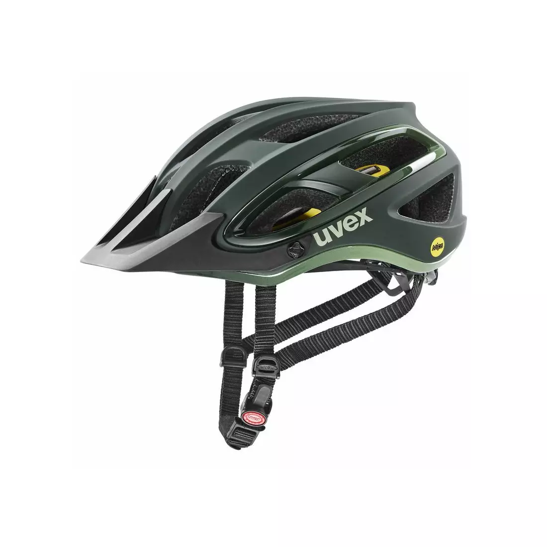 Uvex Unbound Cyklistická helma, forest-olive mat