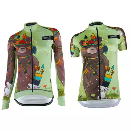 [Zestaw] KAYMAQ DESIGN W12 dámský cyklistický dres s krátkým rukávem + KAYMAQ DESIGN W12 dámský cyklistický dres