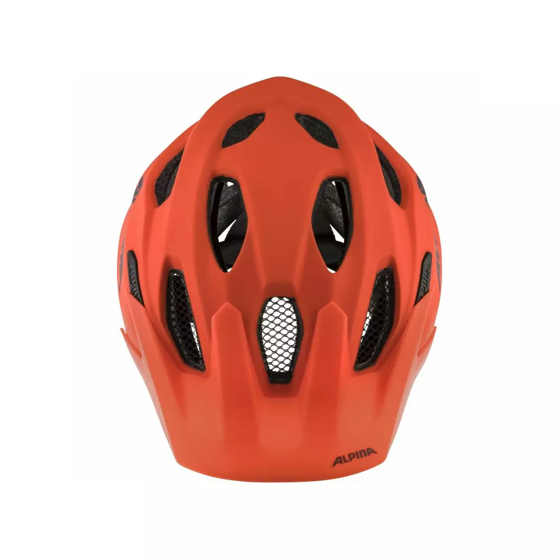 ALPINA juniorská cyklistická přilba CARAPAX JR pumpkin-orange mat