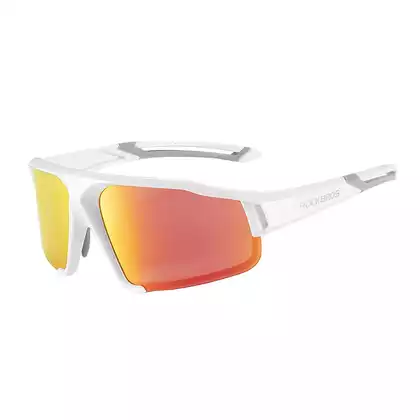 Rockbros SP216WR cyklistické / sportovní brýle s polarizací bílá