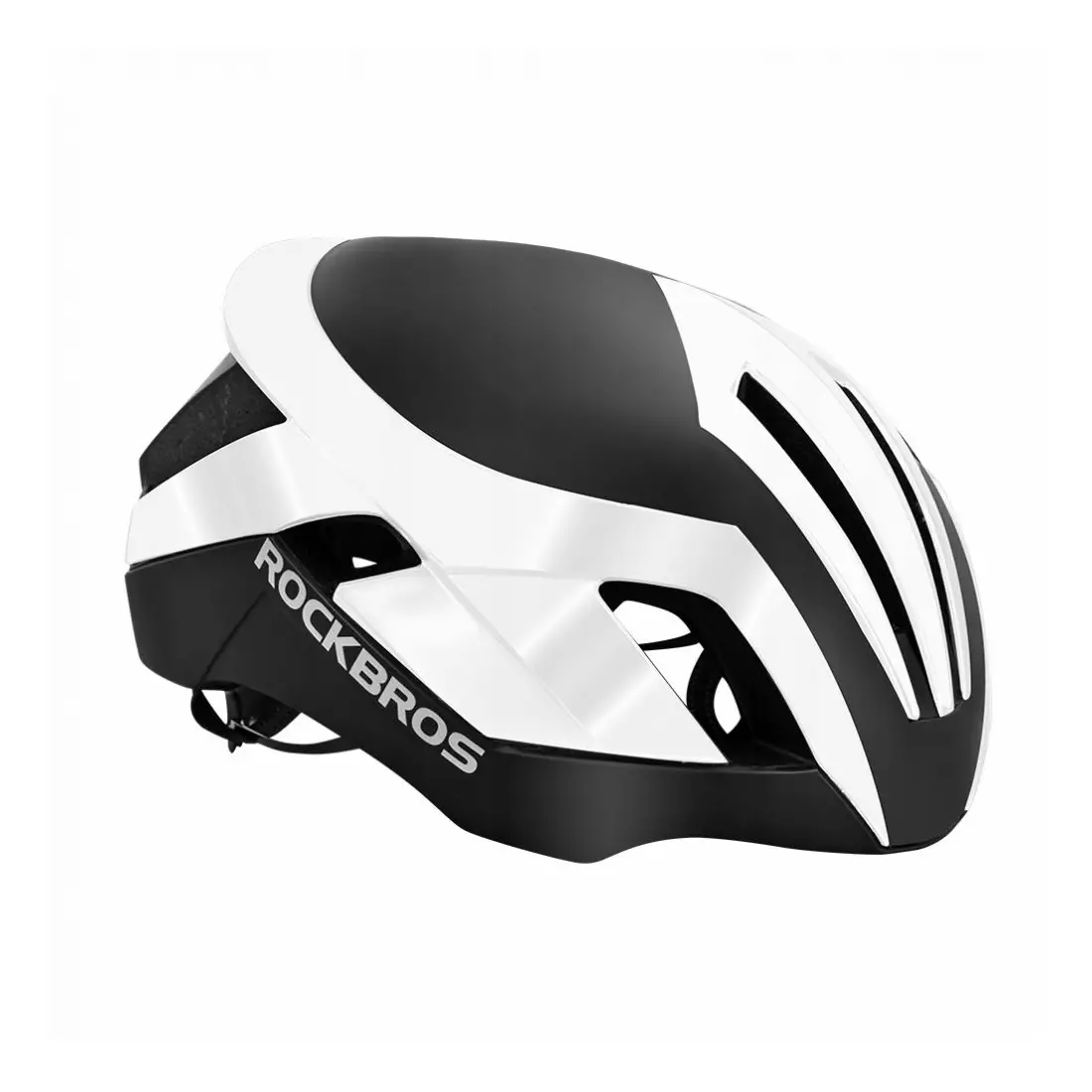 Rockbros Silniční cyklistická přilba  černý-bílý TT-30-W