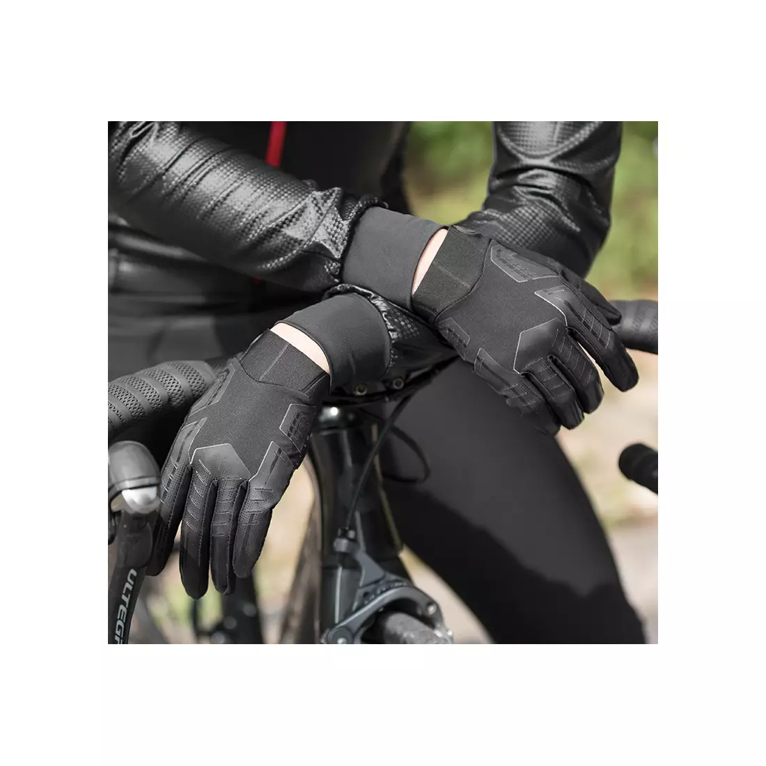 Rockbros cyklistické rukavice, černá S208BK