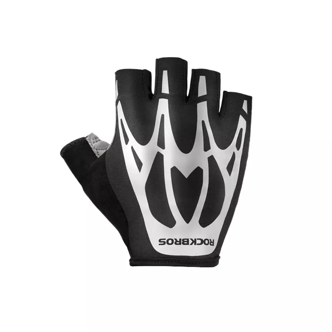 Rockbros cyklistické rukavice, krátký prst, černý S227-BK
