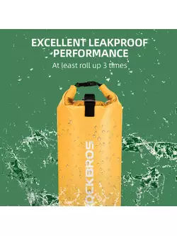 Rockbros vodotěsný batoh / taška 10L, žlutá ST-004Y