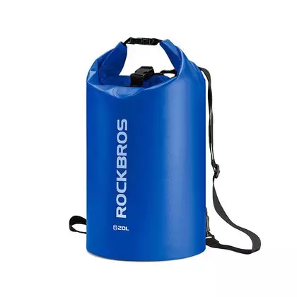 Rockbros vodotěsný batoh / taška 20L, modrý ST-005BL
