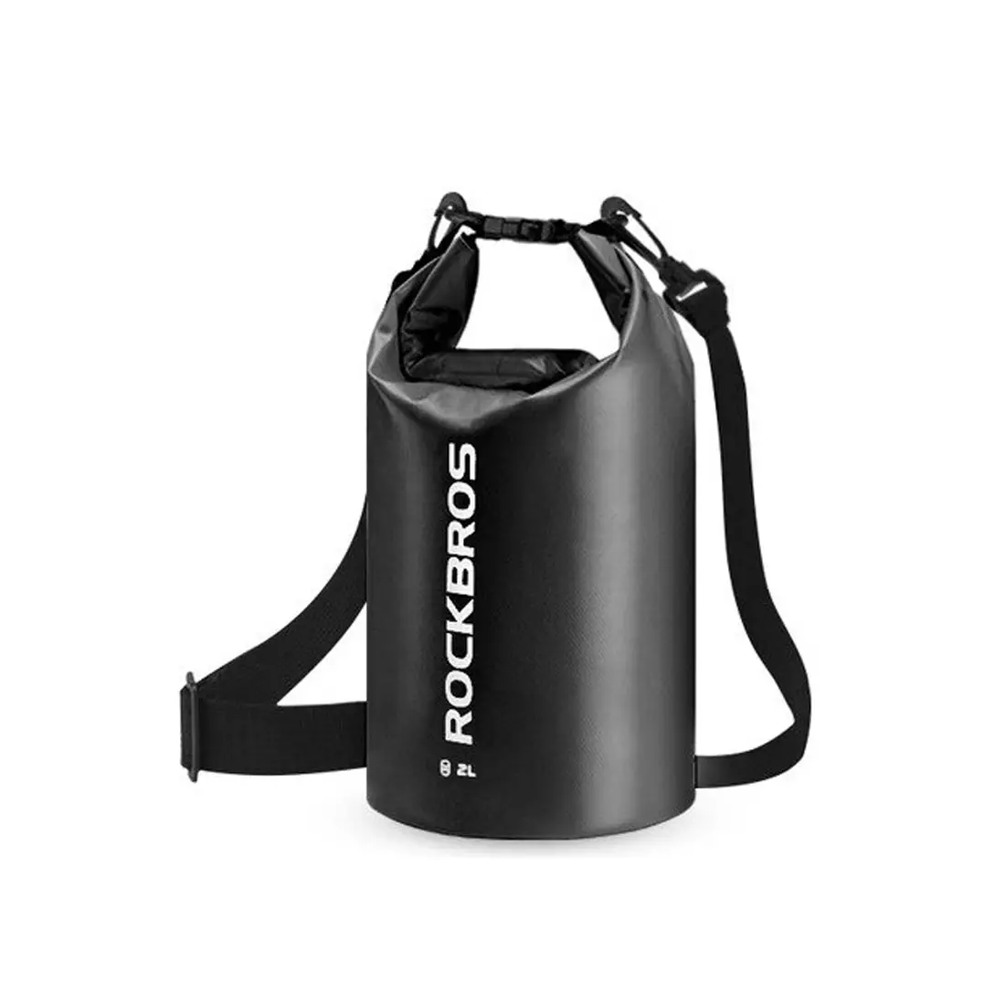 Rockbros vodotěsný batoh / taška 2L, Černá ST-001BK