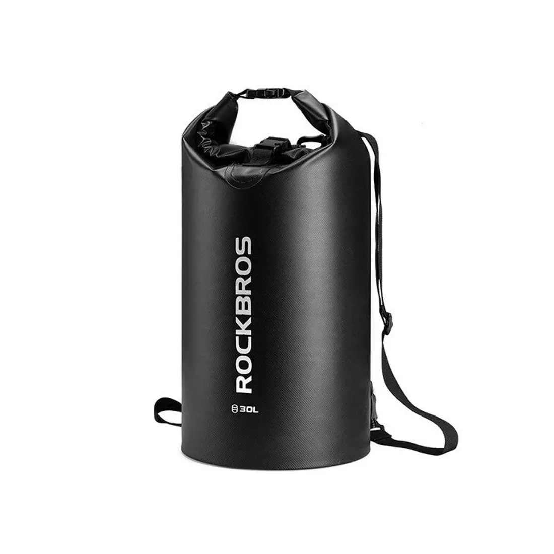 Rockbros vodotěsný batoh / taška 30L, Černá ST-006BK