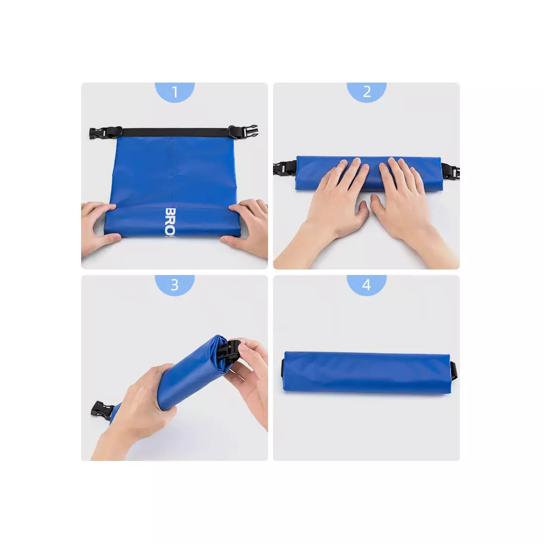 Rockbros vodotěsný batoh / taška 30L, modrý ST-006BL