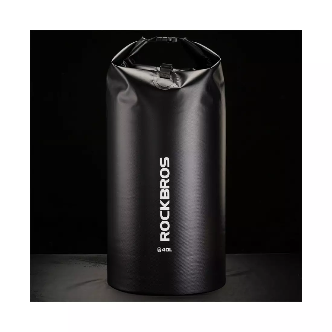 Rockbros vodotěsný batoh / taška 40L, Černá ST-007BK