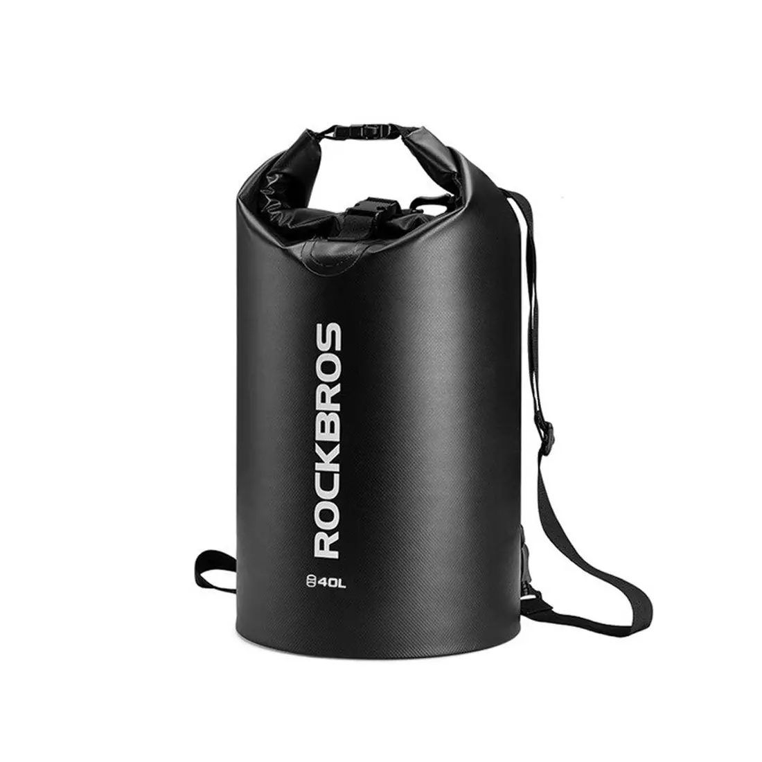 Rockbros vodotěsný batoh / taška 40L, Černá ST-007BK
