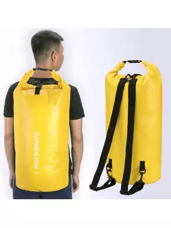 Rockbros vodotěsný batoh / taška 40L, žlutá ST-007Y