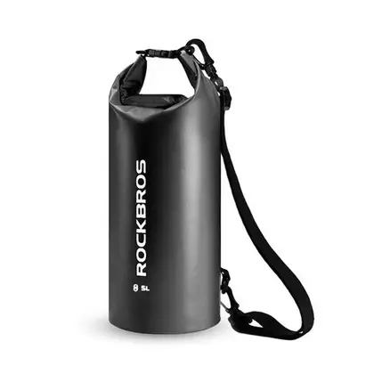 Rockbros vodotěsný batoh / taška 5L, Černá ST-003BK