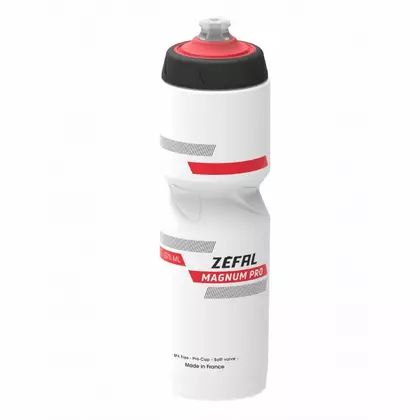 ZEFAL láhev s vodou na kole MAGNUM PRO-WHITE 1L red/black