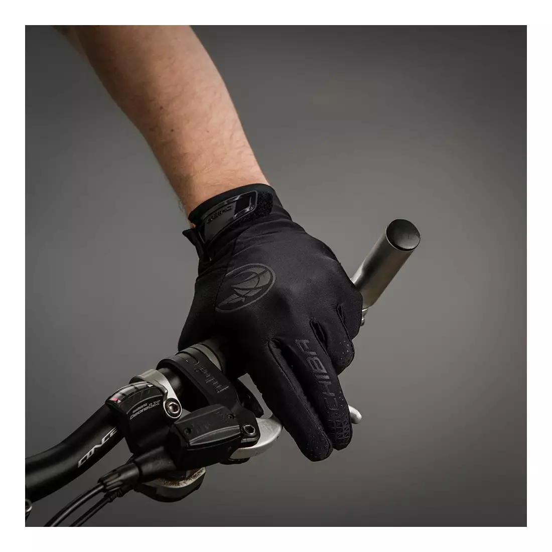 CHIBA BIOXCELL TOURING dlouhé rukavice na kolo, černé 3060720