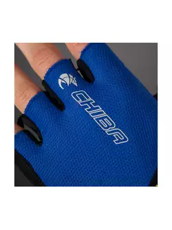 CHIBA Cyklistické rukavice BIOXCELL AIR modré 3060820