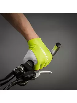 CHIBA MISTRAL Silniční cyklistické rukavice, zelená 3030420