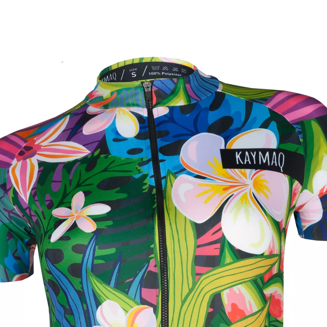 KAYMAQ DESIGN W15 dámský cyklistický dres s krátkým rukávem
