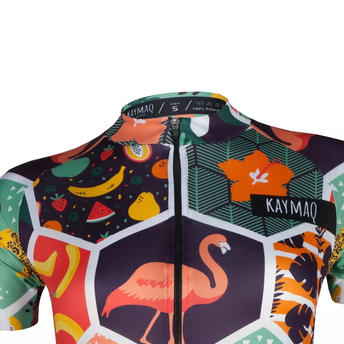 KAYMAQ DESIGN W21 dámský cyklistický dres s krátkým rukávem