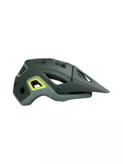 LAZER cyklistická helma mtb IMPALA CE M + MIPS Matte Dark Green F-Yellow