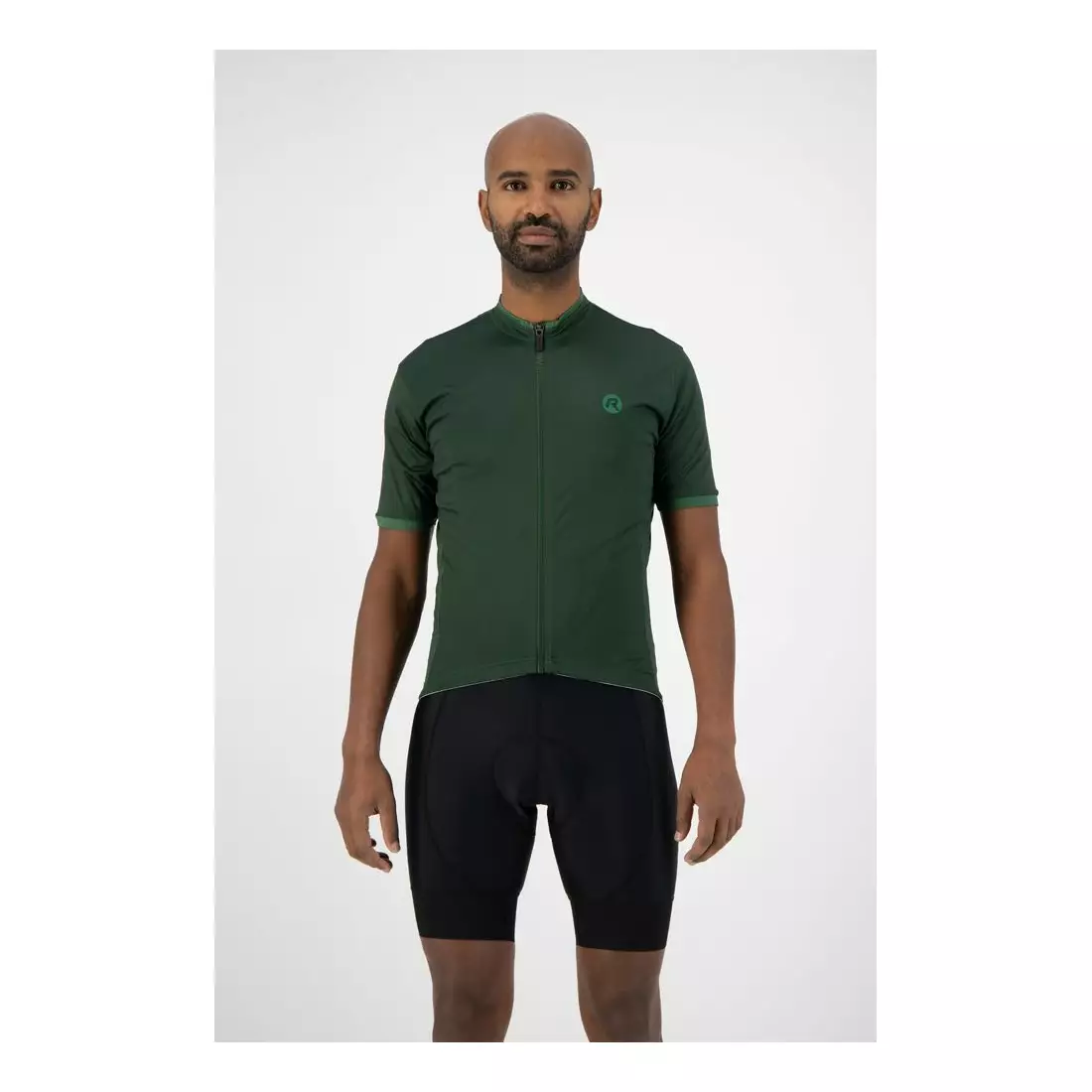 ROGELLI ESSENTIAL pánský cyklistický dres, zelená