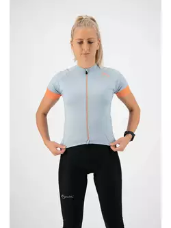 ROGELLI MODESTA dámský cyklistický dres, šedo-korálový