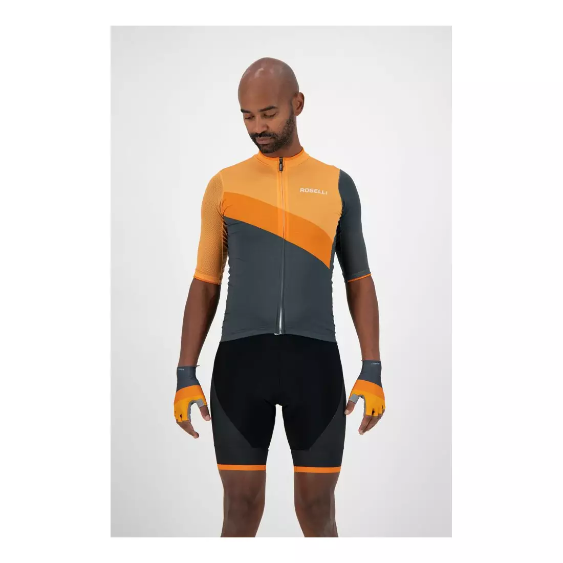 ROGELLI Pánský cyklistický dres KAI oranžový