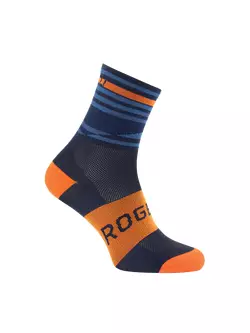 ROGELLI pánské cyklistické ponožky STRIPE oranžový