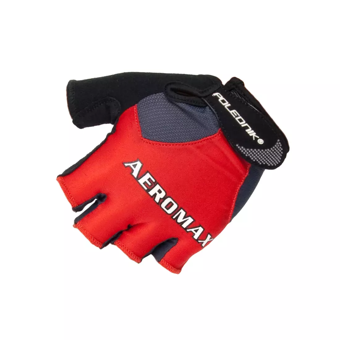 Cyklistické rukavice POLEDNIK AEROMAX, barva: Červená