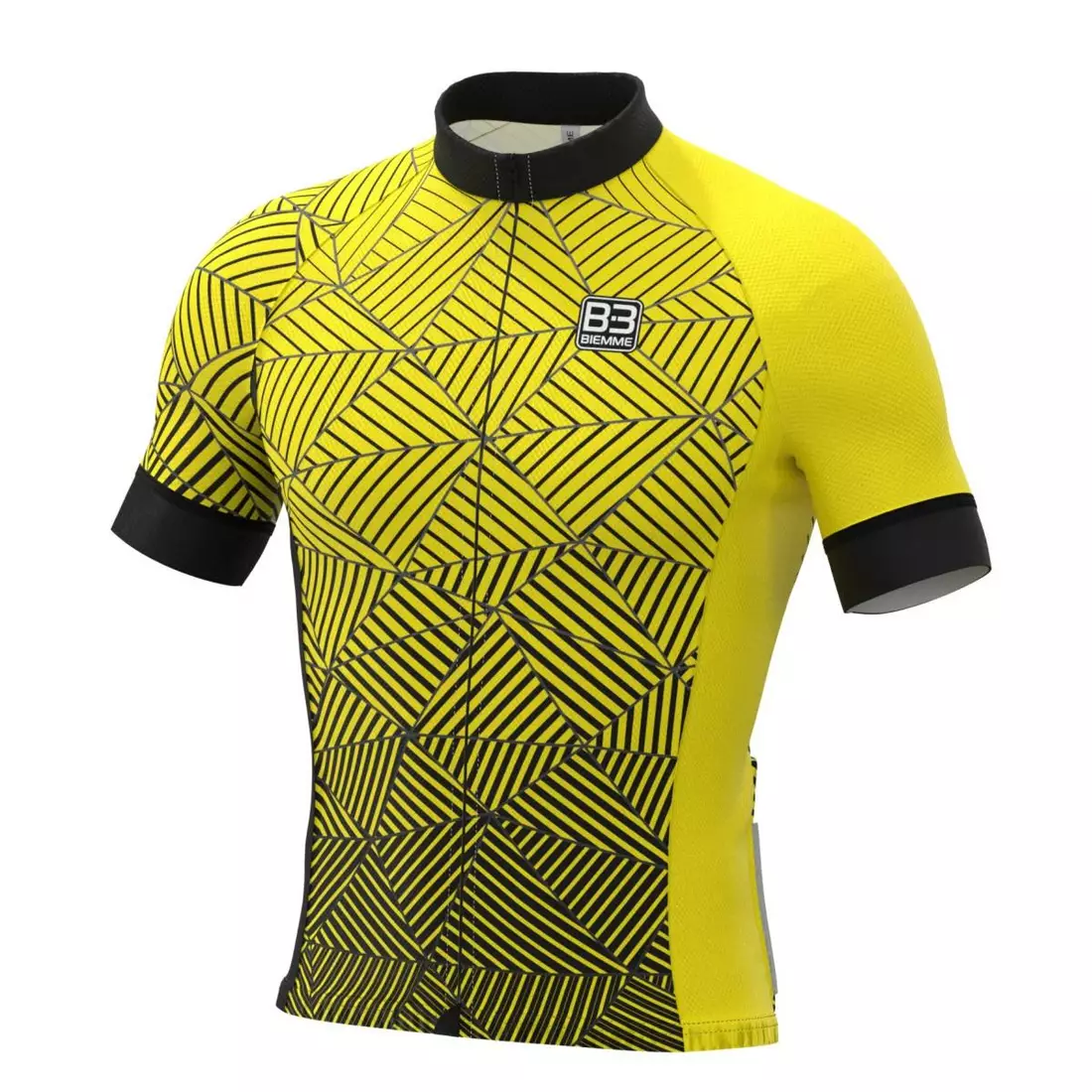 BIEMME pánský cyklistický dres ANGLIRU black yellow
