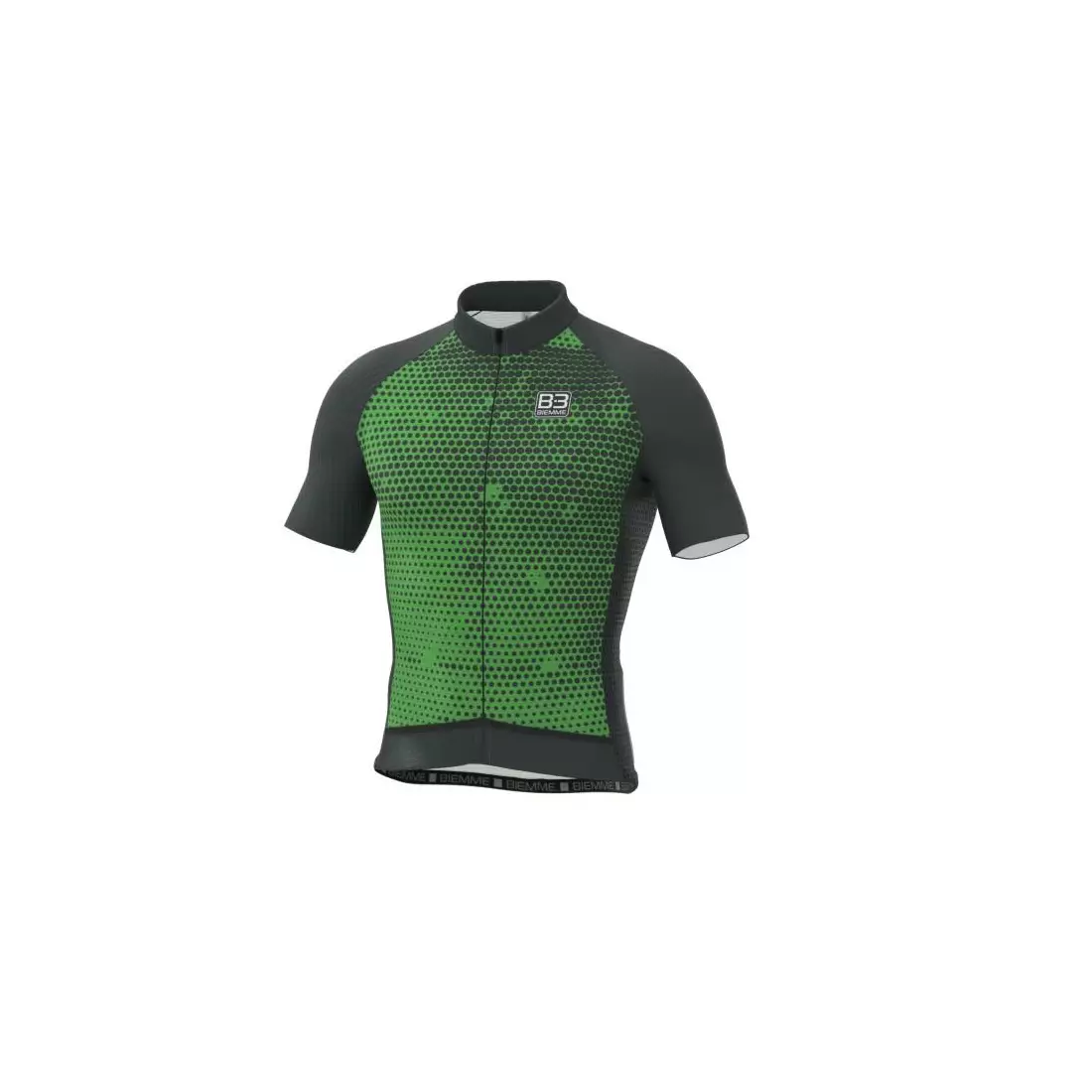 BIEMME pánský cyklistický dres PORDOI black green
