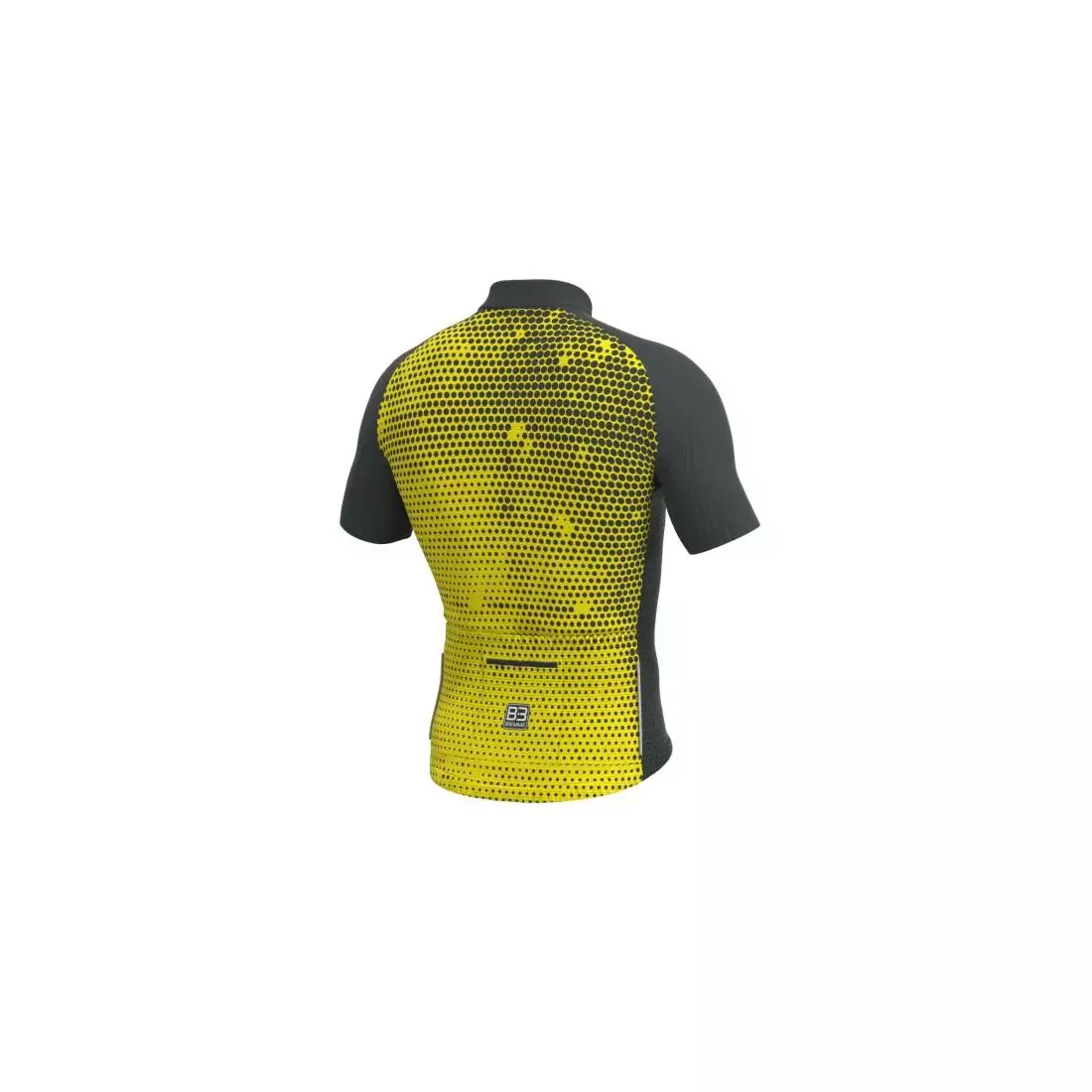 BIEMME pánský cyklistický dres PORDOI black yellow