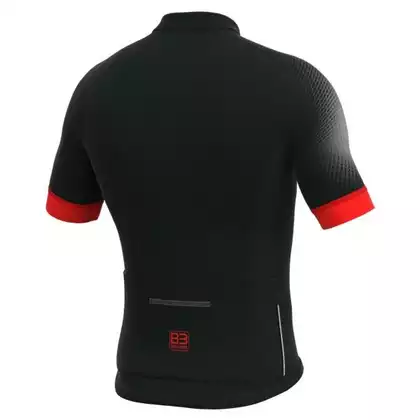Biemme pánský cyklistický dres ZONCOLAN černá a červená