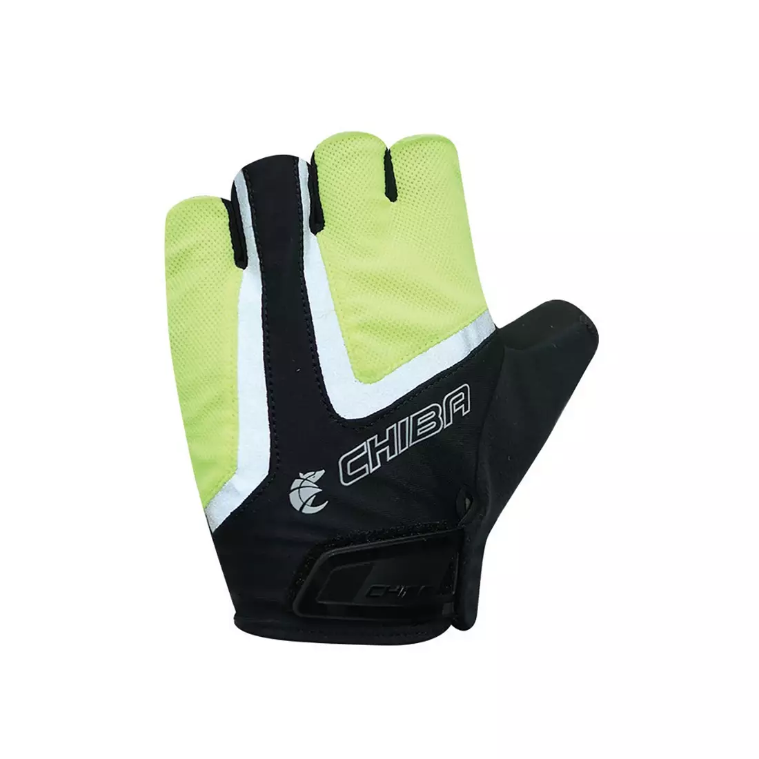 CHIBA cyklistické rukavice GEL AIR REFLEX yellow
