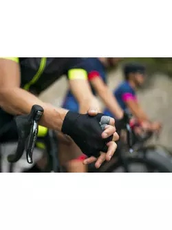 ROGELLI cyklistické rukavice ALPHA Černá 006.317