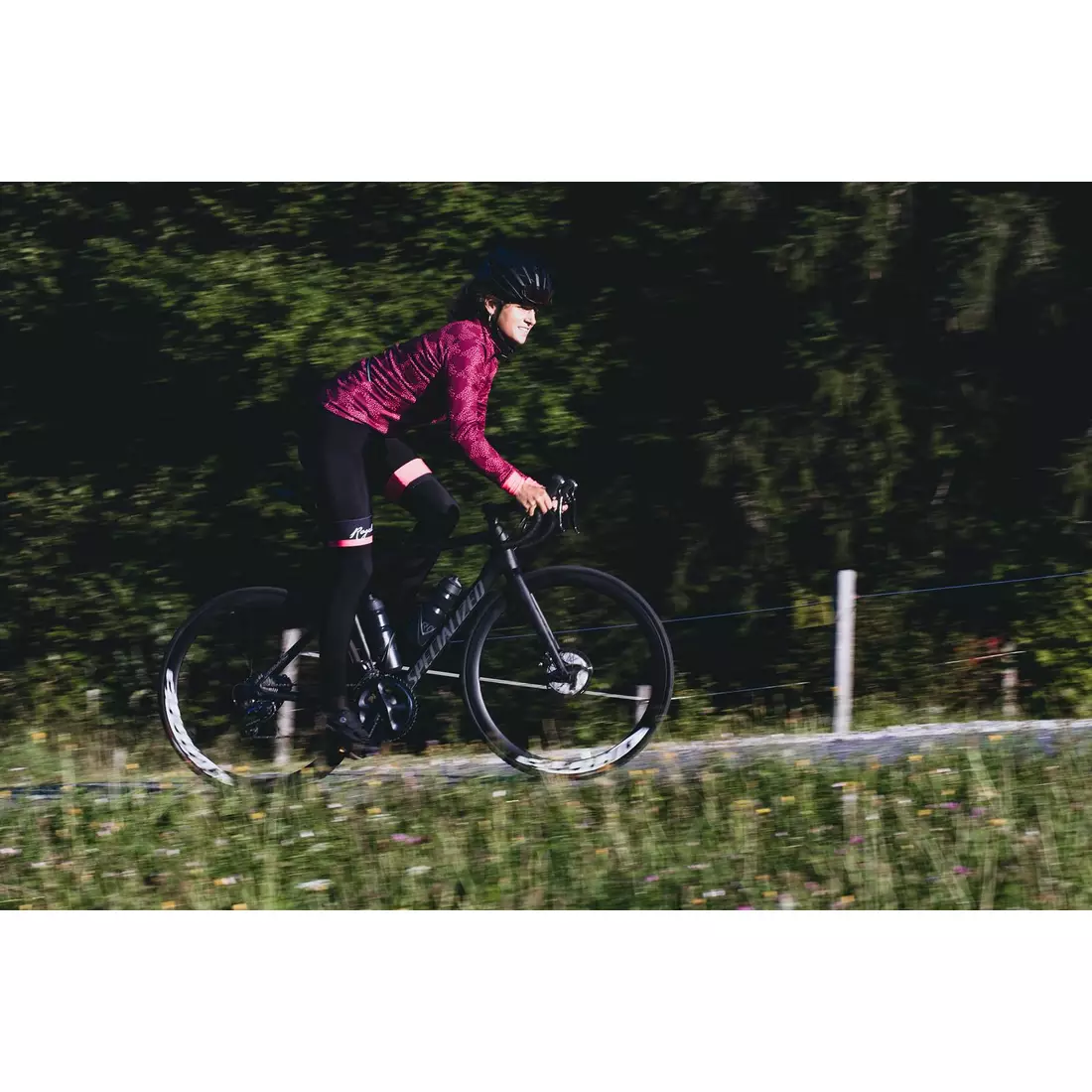 ROGELLI dámská cyklistická bunda BLOSSOM Cerise/Coral 010.324