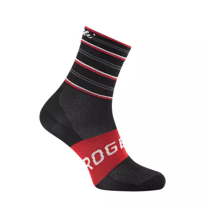 ROGELLI dámské cyklistické ponožky STRIPE Červené