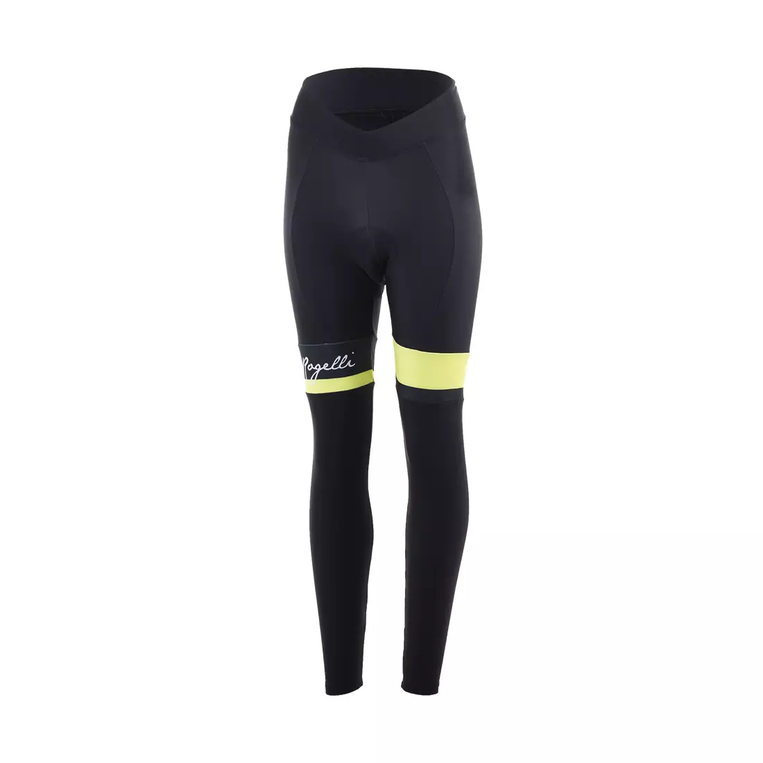 ROGELLI dámské zimní cyklistické kalhoty SELECT black/yellow