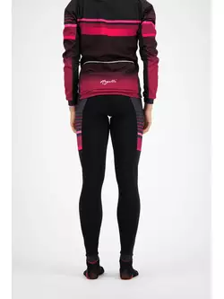 ROGELLI dámské zimní cyklistické kalhoty se šlemi IMPRESS black/pink